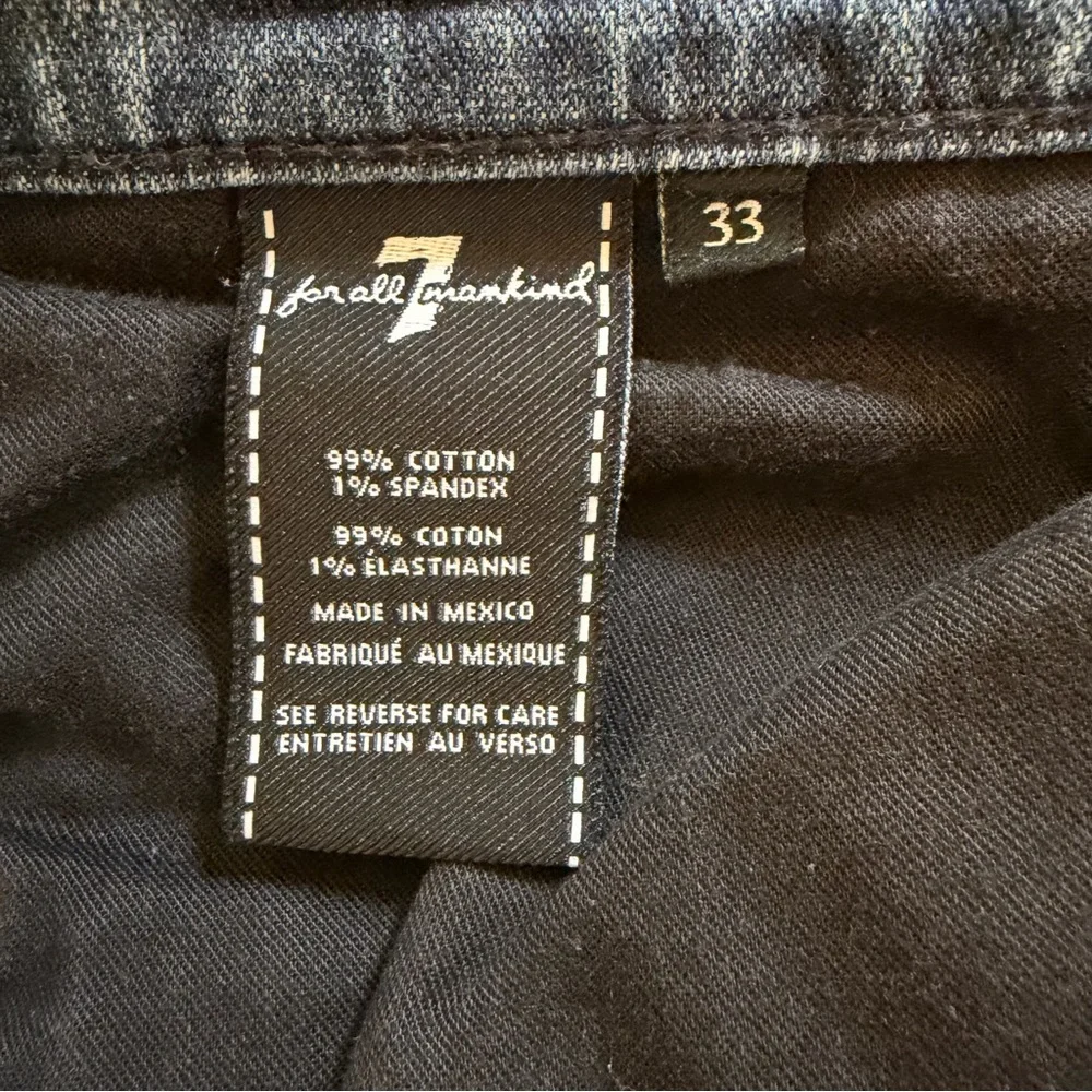 7FAM STANDARD LEG Mens Jeans Size 33